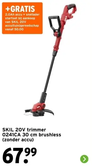 Aanbieding: 20V trimmer 0241CA 30 cm brushless