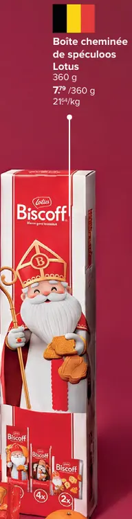 Offre: Boîte cheminée de spéculoos