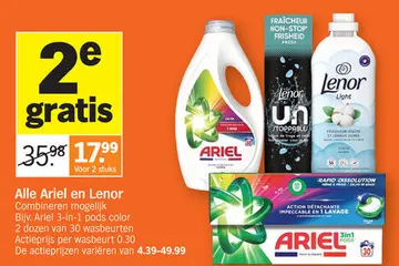 Aanbieding: Alle Ariel en Lenor