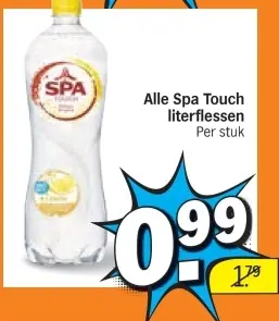 Aanbieding: Spa Touch literflessen