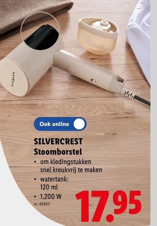 Promotie: Stoomborstel