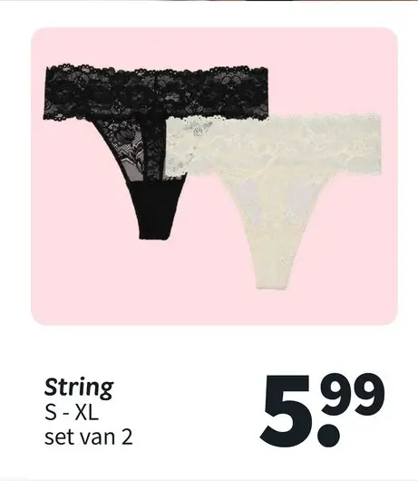 Aanbieding: String