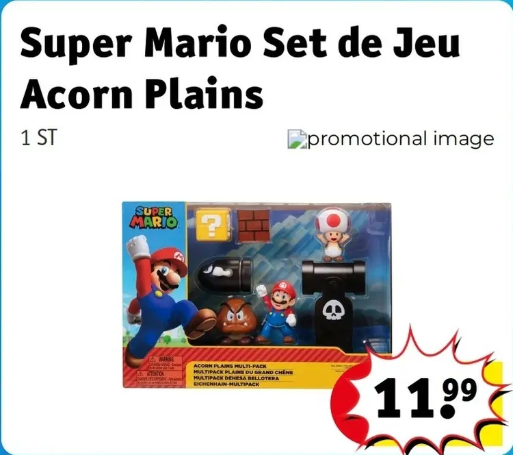Offre: Super Mario Set de Jeu Acorn Plains