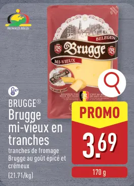 Offre: Brugge mi-vieux en tranches