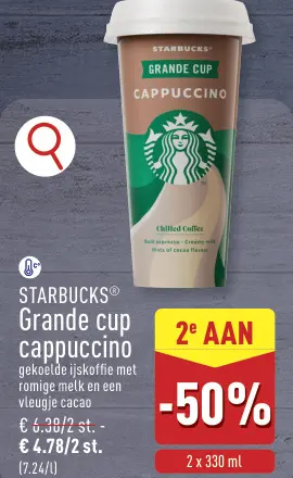 Promotie: Grande cup cappuccino