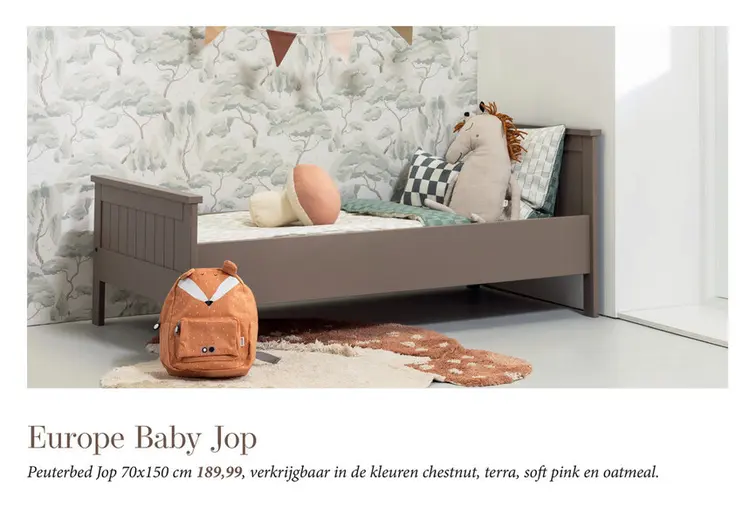 Aanbieding: Europe Baby Peuterbed Jop