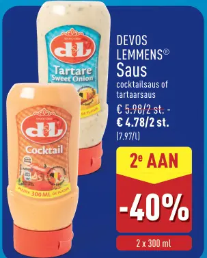 Promotie: Saus