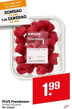 Aanbieding: PLUS Frambozen
