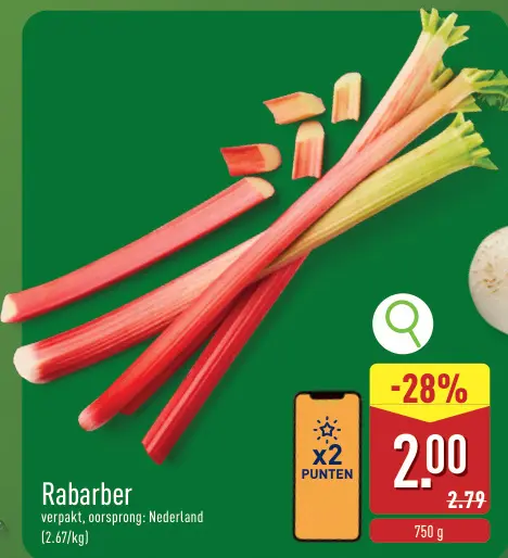 Promotie: Rabarber