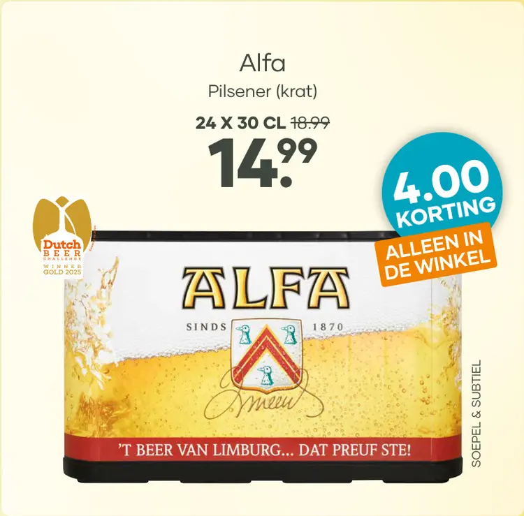 Aanbieding: Pilsener