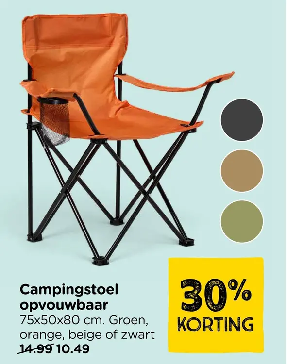 Aanbieding: Campingstoel opvouwbaar