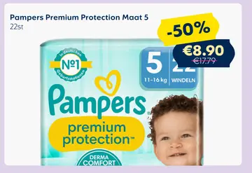 Aanbieding: Pampers Premium Protection Maat