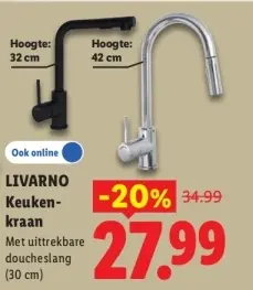 Aanbieding: LIVARNO Keukenkraan