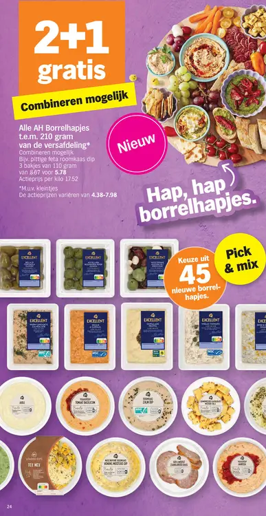 Promotie: AH Borrelhapjes