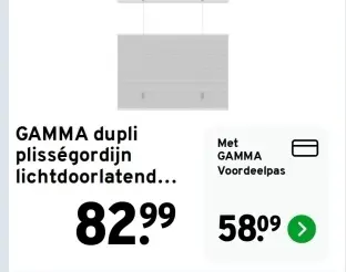Aanbieding: dupli plisségordijn lichtdoorlatend...