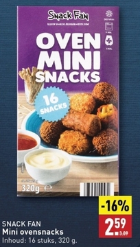 Aanbieding: Mini ovensnacks