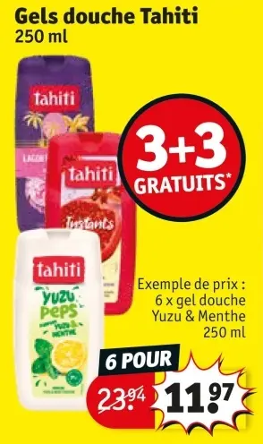 Offre: Gels douche