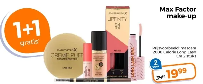 Aanbieding: Max Factor make-up
