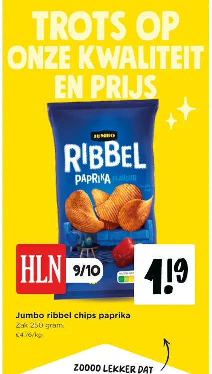 Promotie: Ribbel chips paprika
