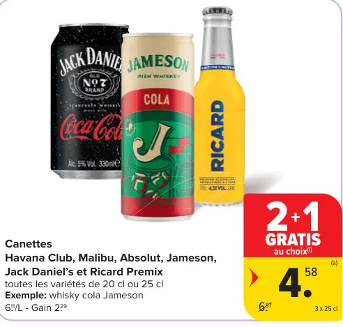 Offre: Canettes