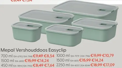 Aanbieding: Vershouddoos Easyclip