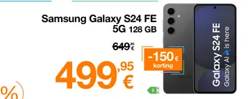 Aanbieding: Samsung Galaxy S24 FE