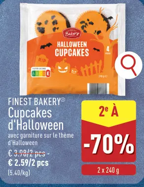 Offre: Cupcakes d'Halloween