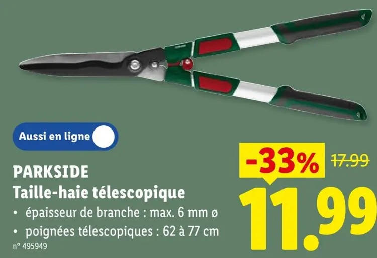 Offre: Taille-haie télescopique