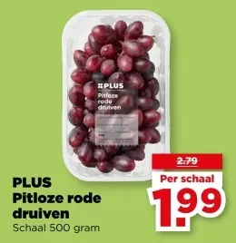 Pitloze rode druiven