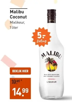 Aanbieding: Malibu Coconut