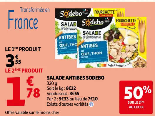 Promotie: Salade antibes