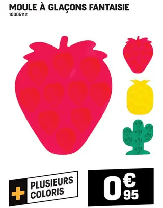 Offre: Moule à glaçons fantaisie