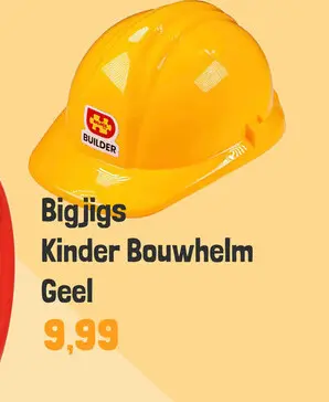 Aanbieding: Kinder Bouwhelm Geel