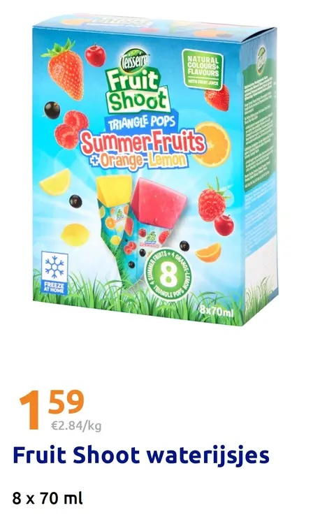 Aanbieding: Fruit Shoot waterijsjes