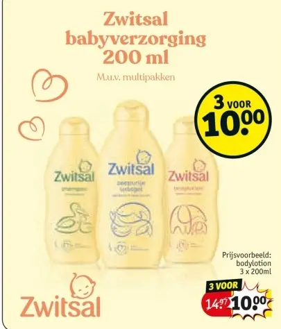 Aanbieding: babyverzorging