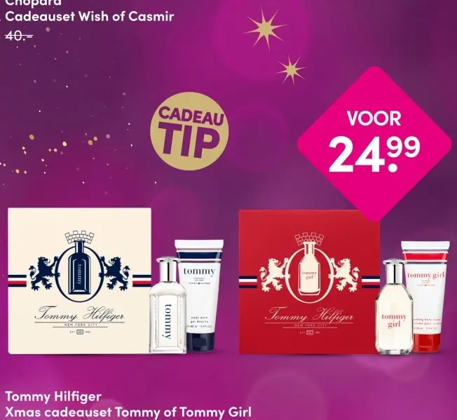 Aanbieding: Xmas cadeauset Tommy of Tommy Girl