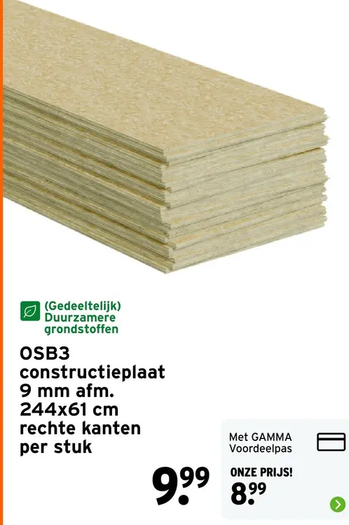 Aanbieding: OSB3 constructieplaat
