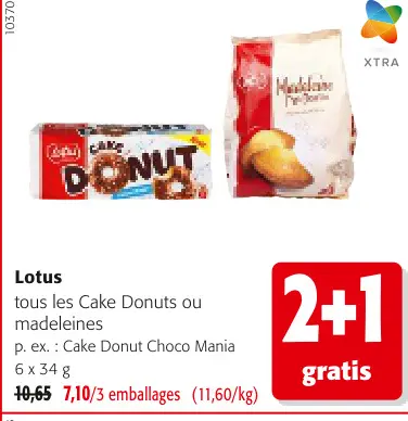 Offre: Cake Donuts ou madeleines