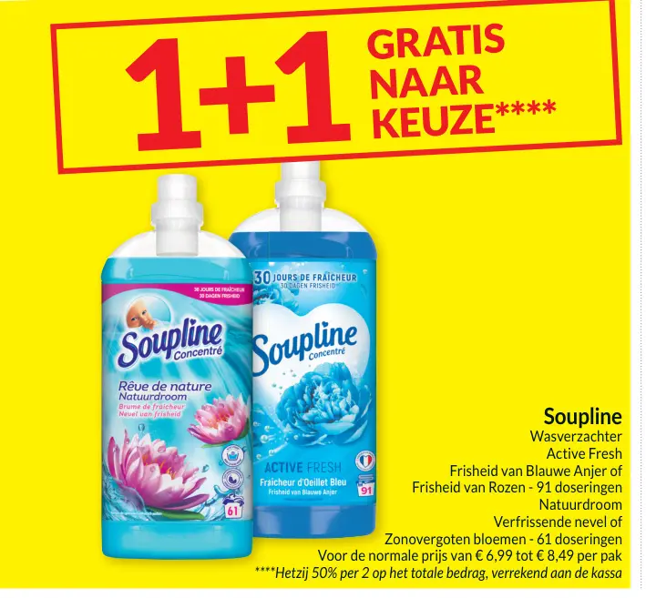Promotie: Soupline Wasverzachter