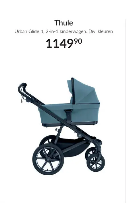 Aanbieding: Urban Glide 4, 2-in-1 kinderwagen