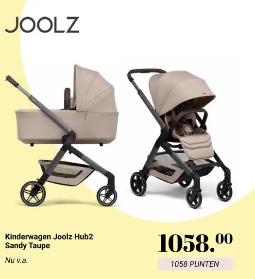 Aanbieding: Kinderwagen Joolz Hub2 Sandy Taupe