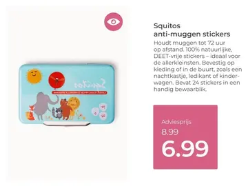 Aanbieding: Squitos anti-muggen stickers