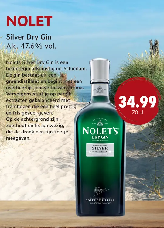 Aanbieding: Nolet's Silver Dry Gin