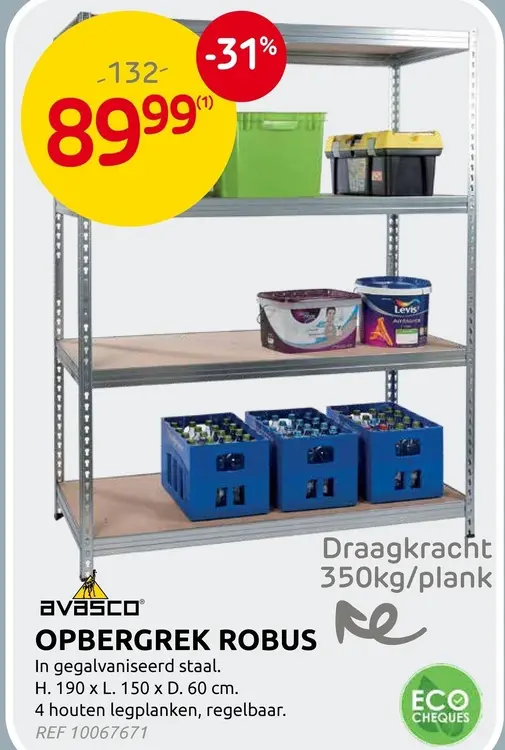 Promotie: Opbergrek robus