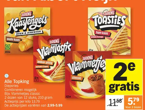 Promotie: Kaastengels, Vlamtostis, Toasties, Vlammetje