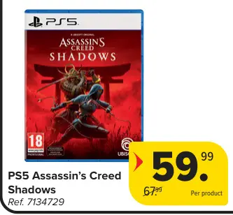 Aanbieding: PS5 Assassin's Creed Shadows