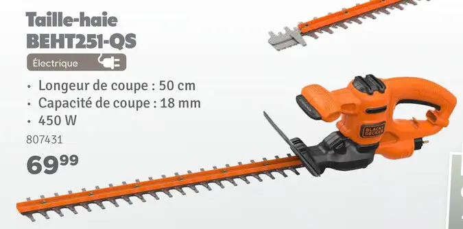 Offre: Taille-haie BEHT251-QS