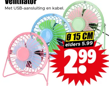 Aanbieding: Ventilator