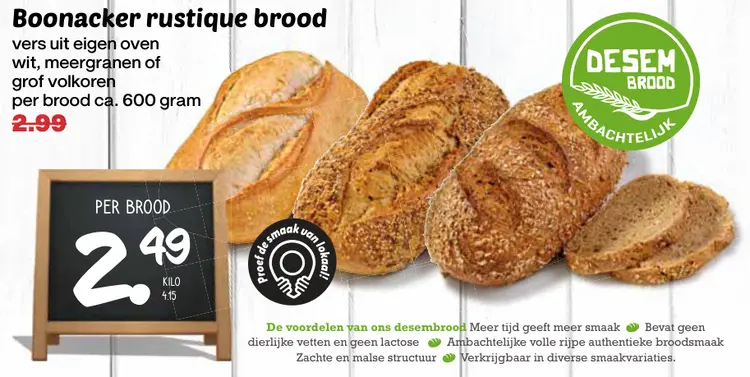Aanbieding: Boonacker rustique brood
