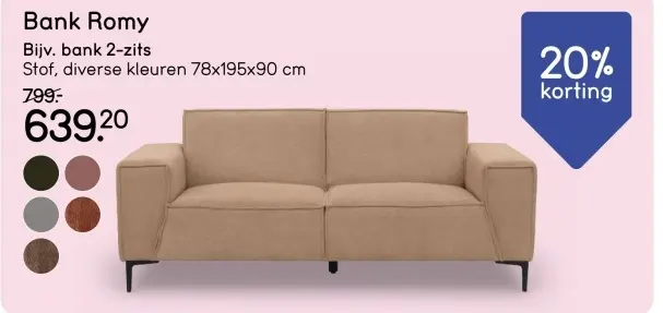 Aanbieding: Bank Romy